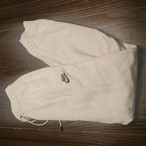 White Nike Sweatpants
